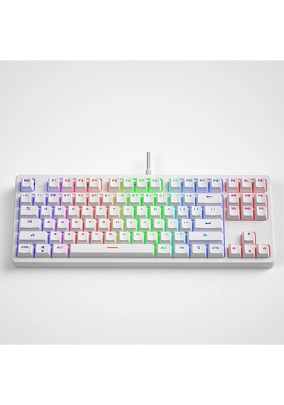 Valkyrie Leaven K870 Blue Switch Mekanik Gaming Oyun Klavyesi Rgb 61 Key Mavi Tuş Type-c Klavye Beyaz Sku: Zeusstk016252acf1