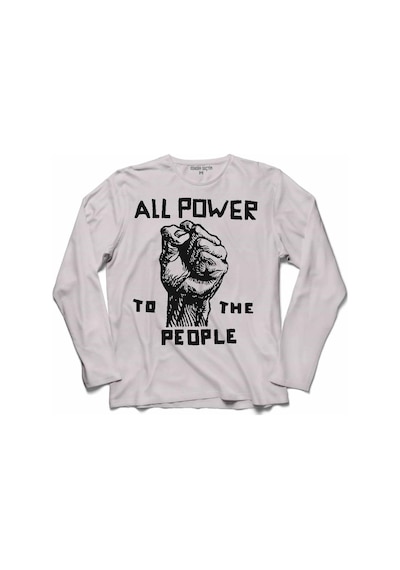 All Power To The People İnsanın Gücü John Uzun Kollu Tişört (518427858)