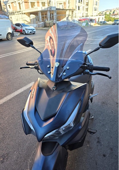 Motocam Kuba Vizy 50 Ön Cam 2025-2026 Model 43cm Füme Renkli Sportif