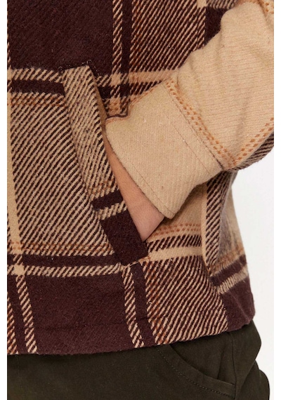 Only & Sons Erkek Onsmace Regular Fit Yan Cep Detaylı Gömlek 22026663 Kahverengi