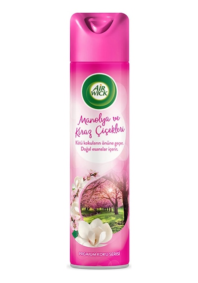 3 Adet Air Wick Aerosol Manolya Ve Kiraz 300 Ml Diğer