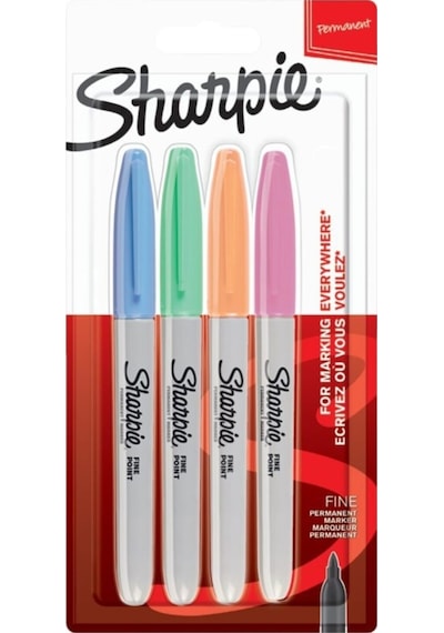 Sharpie Fine Permanent Markör Pastel Renkler 4'Lü