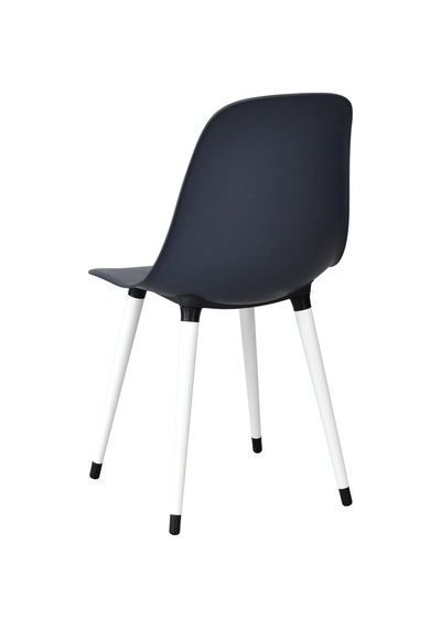 Vilinze Eames Beyaz Ahşap Ayak Plastik Füme Sandalye Eames-beyaz Füme - Beyaz