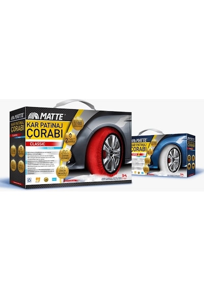 235/40/17 Medıum Size 62 Matte Oto Kar Çorabı Active