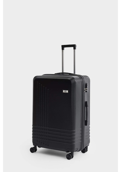 Defacto Unisex Sert Kapaklı Çekçekli Küçük Valiz H2404axnsbk61 Siyah-bk61