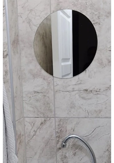 Yuvarlak 3mm Gerçek Banyo Aynası 30 Cm