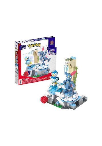 HKT20 MEGA Pokemon -  Piplup ve Sneasel Kış Macerası Seti 183 parça + 7 yaş