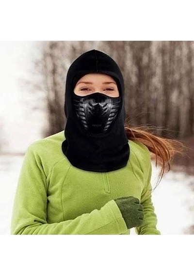 Unisex İçi Termal Polar Bisikletçi ve Motorcu Maskesi