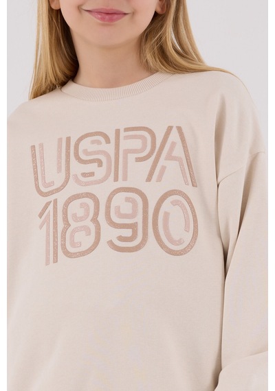 U.S. Polo Assn. U.s. Polo Assn Kız Çocuk Krem Eşofman Takımı Us2311-c-v2 KREM