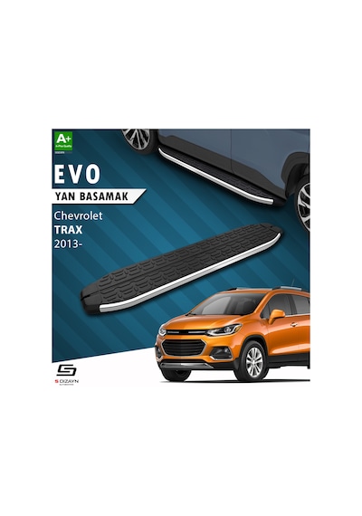 S-dizayn Chevrolet Trax Evo Krom Yan Basamak 163 Cm 2013 Üzeri