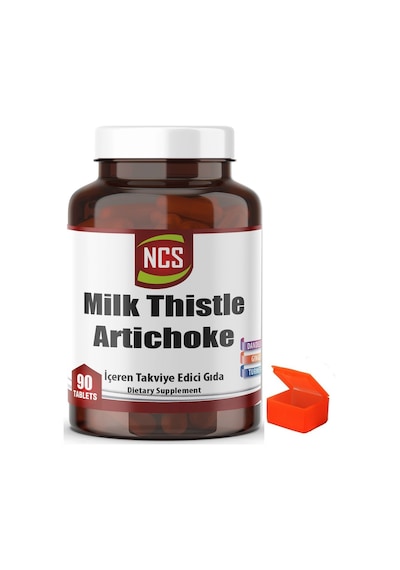 Ncs Milk Thistle Artichoke Zerdeçal 90 Tablet + Hap Kutusu