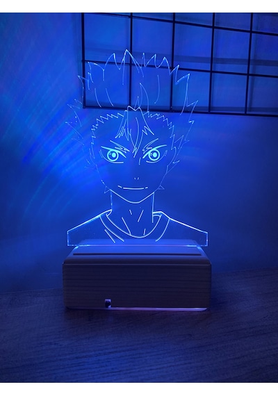 Haikyuu Nishinoya 16 Renk Gece Lambası