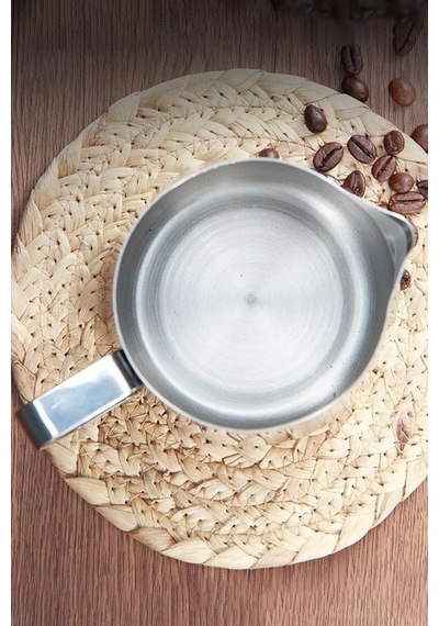304 Çelik 350 Ml Kahve Süt Köpürtme Potu Sütlük Pitcher