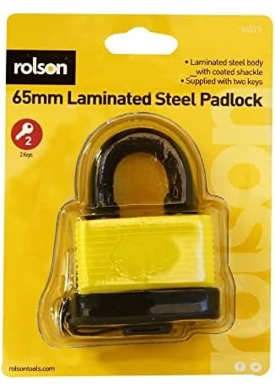 66515 Weatherproof Padlock,, 65 Mm