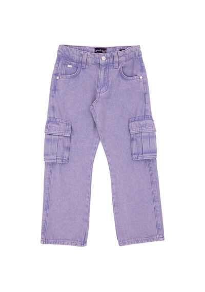 U.s. Polo Assn. Kız Çocuk Menekşe Jean Pantolon 50291146-vr037 Mor