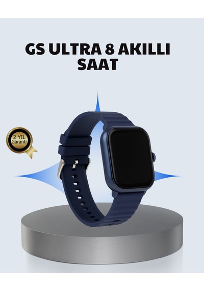 Akıllı Saat Aksesuarları Akıllı Saat 360 Mah Çoklu Spor Modlu Lacivert Siyah Kordon