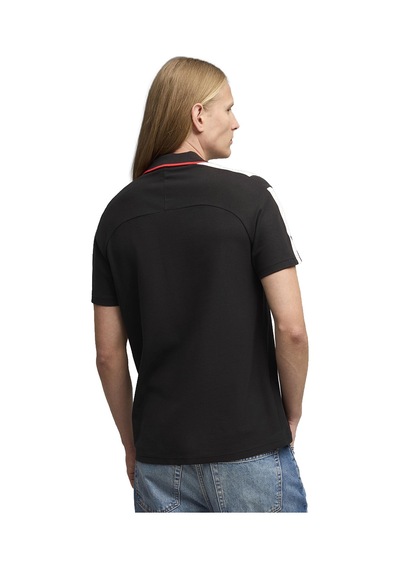 Puma Ferrari Mt7 Erkek Siyah Günlük Stil Polo Yaka T-shirt 63583101 Siyah