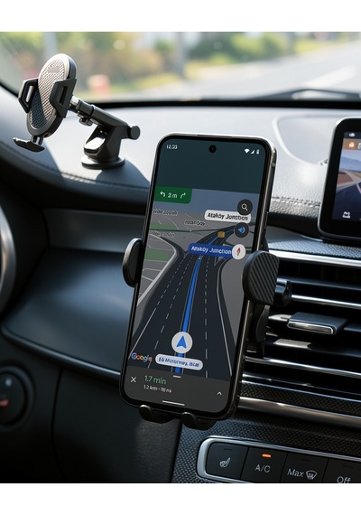 Araç Telefon Tutucu 360 Döner Otomatik Kilitli Uczzzzj02telefontutucu-2 Çok Renkli
