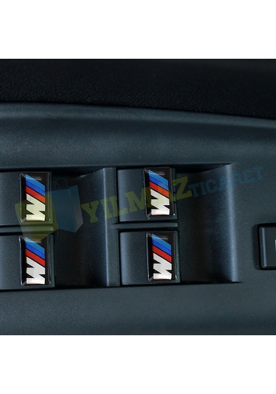 Bmw M Logo Direksiyon Jant Torpido Vites Oto Damla Etiket Sticker