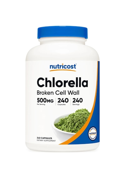Nutricost Organic Chlorella 1000 Mg 240 Tablet - Organik Klorella Yosunu Takviye Edici Gıda
