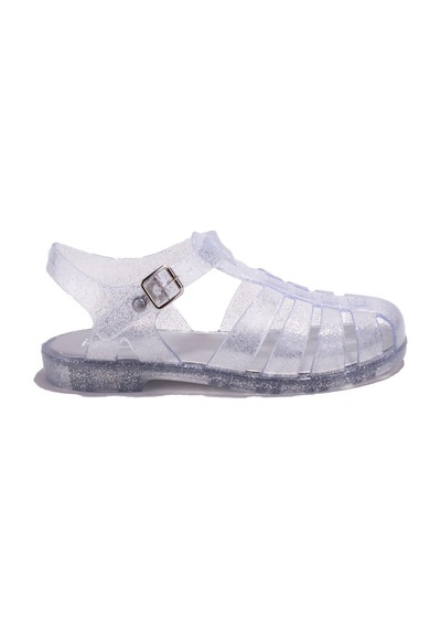 Igor S10262 Bıarrıtz Glitter Beyaz Ortopedik Günlük Kadın Sandalet 001
