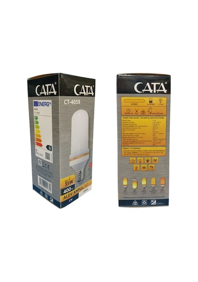 Ct-4059 5w Led Alev Efektli Ampul 2 Adet - Şömine Keyfi Amber Işık E27 Duy