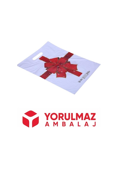 4 No 40 X 50 Naksan Renkli Takviyeli Poşet 50 Li