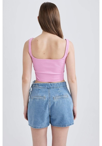 Defacto Coool Fitted Korse Görünümlü Fitilli Kaşkorse Atlet A8762AX23SMPN179