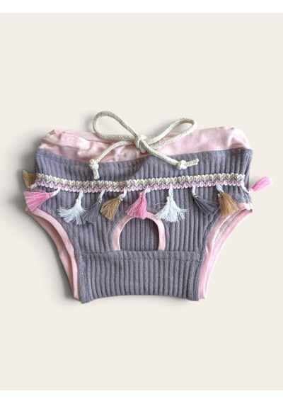 Mini Tassel Lilly Dişi Köpek Regl Külotu Köpek Donu Köpek İç Çamaşırı Pet Kıyafet Küçük Irklar İçin