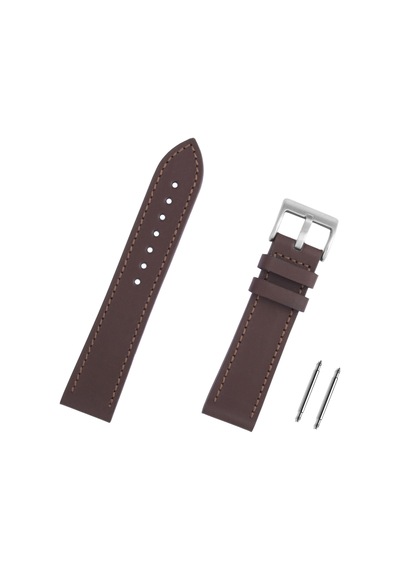 Saatse Kahverengi Hakiki Deri Spor Saat Kordonu Kayış 20MM 25365073
