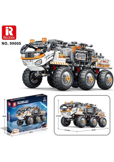 Reobrix 99005 Star Revenge :transporter Kumanda&motorlu Yaratıcı Yapı Blok Seti Building Blocks - 1758 Parça