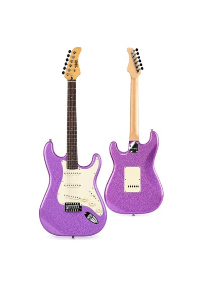 Midex Rph-30pu Gül Klavye Strat Kasa Sss Elektro Gitar Seti