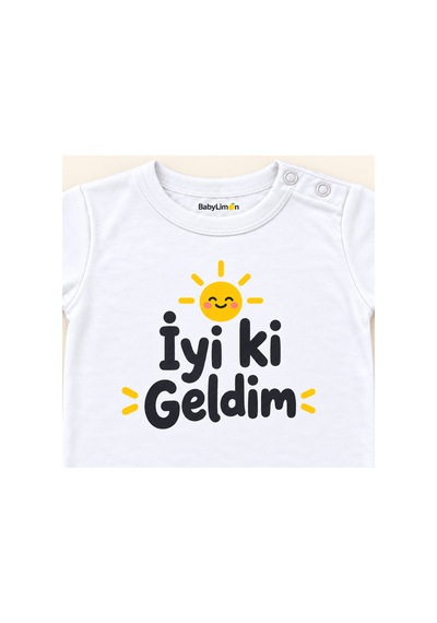 Babylimon İyi Ki Geldim Beyaz Kısa Kollu Çıtçıtlı Bebek Zıbını Beyaz - İyi Ki Geldim - 928161968 Beyaz - İyi Ki Geldim Babylimon İyi Ki Geldim Beyaz Kısa Kollu Çıtçıtlı Bebek Zıbını Beyaz - İyi Ki Geldim - 928161968 Beyaz - İyi Ki Geldim
