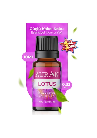 Auran Lotus Esansiyel Uçucu Koku Yağı Buhurdanlık Yağı Difüzör Esansı Hobi Esansı 10ml Abundance Prosperity