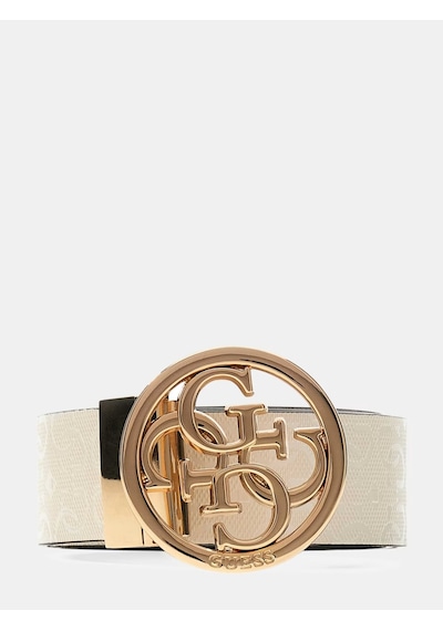 Guess-stacey 4g Logo Belt-kemer-bw9319p6135 Siyah - Beyaz