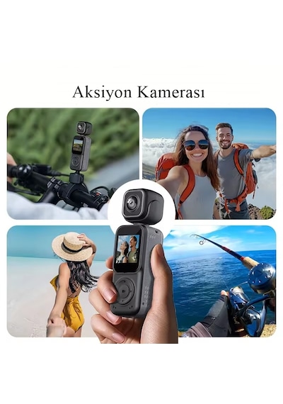 4k Mini Wifi Aksiyon Kamerası Taşınabilir Video Kaydedici 1,56' Ekranlı