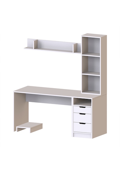 Mode Kitaplıklı Çalışma Masası , Bilgisayar Masası, Çekmeceli Çalışma Masası, Çalışma Ofis Masası Mat Beyaz Mode Kitaplıklı Çalışma Masası , Bilgisayar Masası, Çekmeceli Çalışma Masası, Çalışma Ofis Masası Mat Beyaz