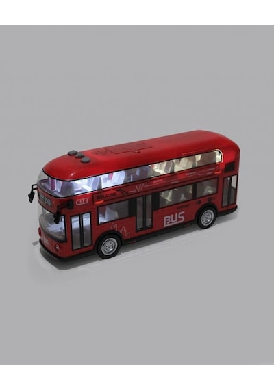 Let S Be Child Let S Drive Sesli Ve Işıklı Tur Otobüsü Keşif Ve Yolculuk Temalı Oyuncak Araç Kırmızı