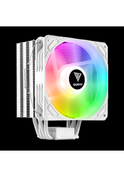 Gamdıas Boreas E1-410 Wh White Edition 120mm Cpu Kule Tipi Hava Soğutma Doğrudan Temas Teknolojisine Sahip 4 Adet Geli Renkli