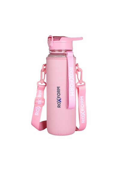 Roxform Suluk Matara 1100 Ml, Premium Pp Malzeme, Sağlıklı Bpa & Bps İçermez, Kılıflı, Çift Kapaklı, Koku Yapmaz, Sızdırmaz Ve Dayanıklı, Pembe Pembe