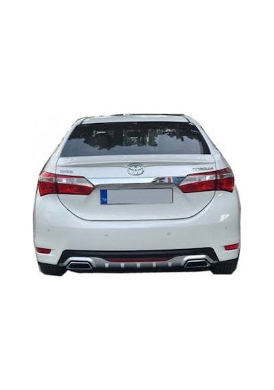 Toyota Corolla Uyumlu Arka Difüzör Egzoz Görünüm Reflektörlü Amg Dizayn