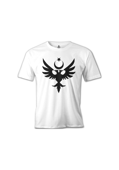 Arma - Çift Başlı Kartal Beyaz Erkek Tshirt