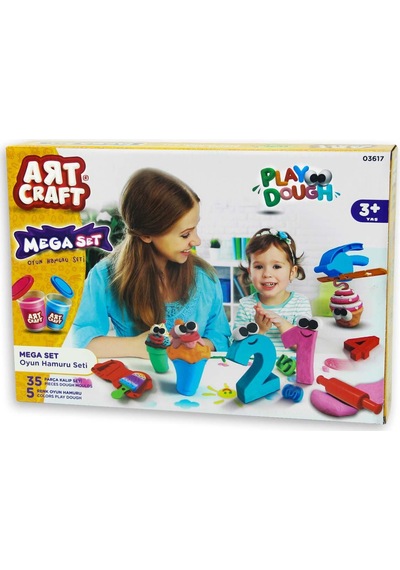 Dede Art Craft Mega Oyun Hamuru  Seti