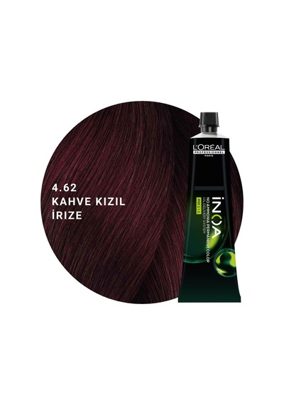 L Oréal Professionnel Inoa Saç Boyası 60gr - 4.62 Kahve Kızıl İrize