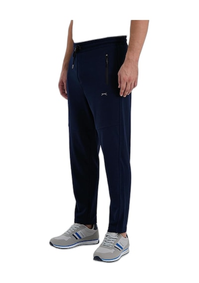 Slazenger Ones In Erkek Fermuar Cepli Koyu Gri Eşofman Altı Çok Renkli