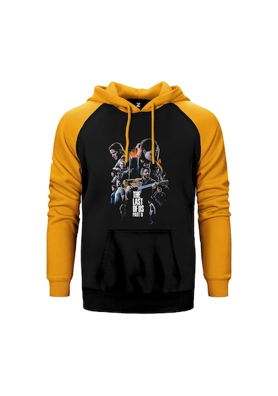The Last Of Us 2 Oria Part Sarı Renk Reglan Kol Kapşonlu Sweatshirt Sarı