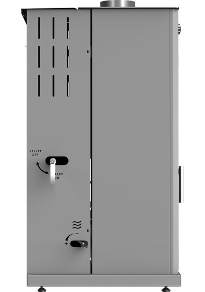 Sılver 8 Kw Kuzine/ Manuel Pelet Ve Odun Sobası / Baba's Stove