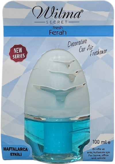 Wilma Secret Küre Oda Ve Araç Kokusu Fresh Okyanus Aromalı - Ortam Koku Giderici