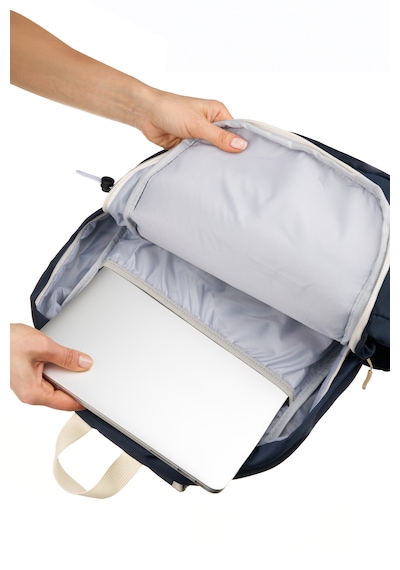 İdabag Trend 15.6'' Laptop Sırt Çantası Su Geçirmez, Seyahat Ve Günlük Kullanım Mavi Beyaz - Mavi