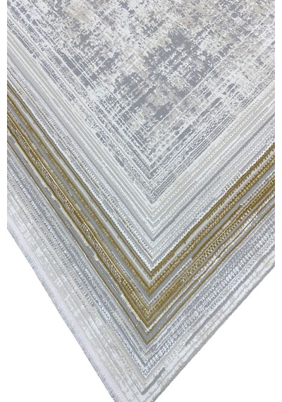 4 Metrekare - 6 Metrekare Bambu Tarz Modern Salon Oturma Odası Mutfak Halısı Antialerjik Gold 2154gold